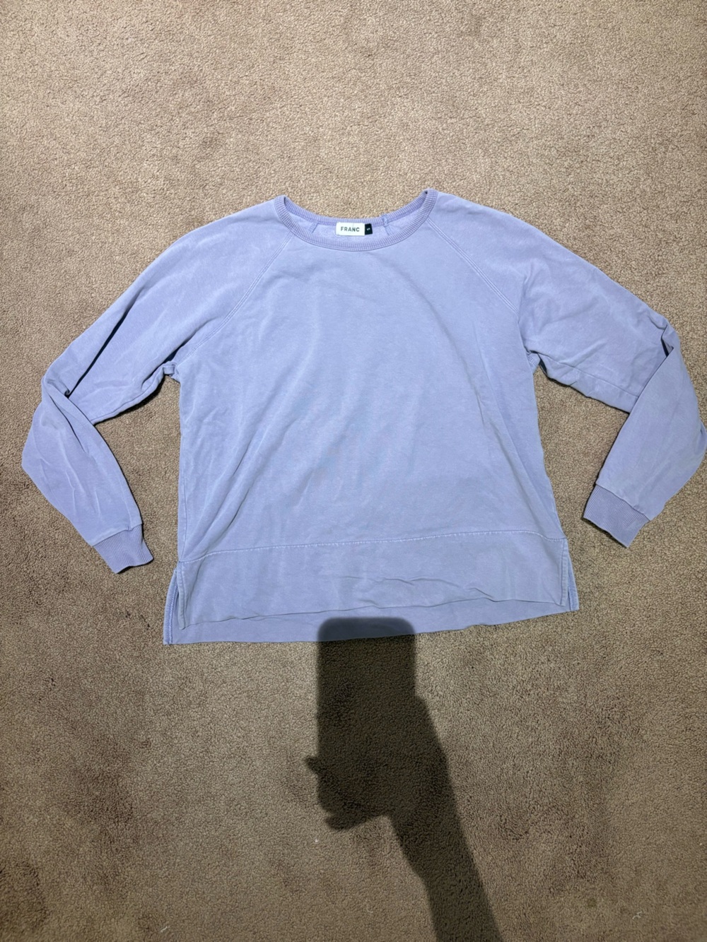 Franc Lavender Crewneck Sweatshirt size small